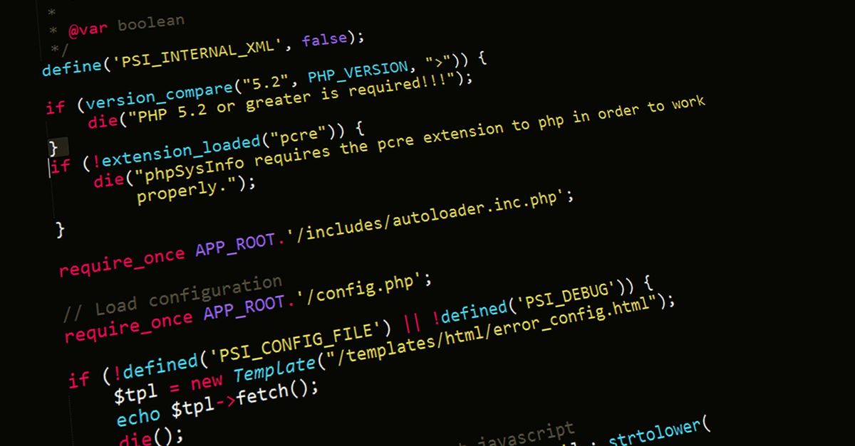 Beitragsbild zu: Wichtige PHP-Updates am 21. Oktober beheben Codeeinschleusung-Schwachstellen